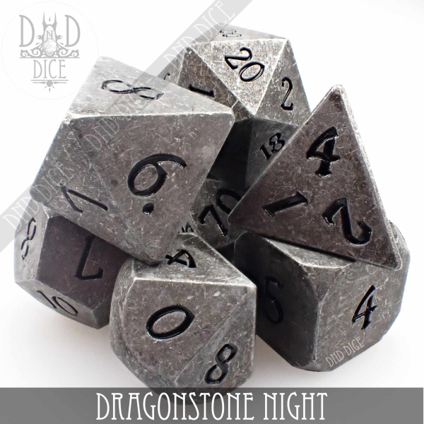 King of Crits Dice: Dragonstone Night (Metal)