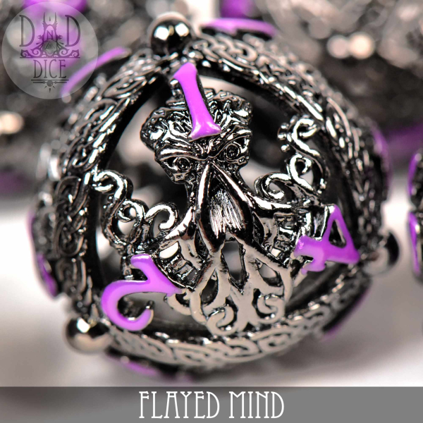 King of Crits Dice: Flayed Mind - Metal (Gift Box)