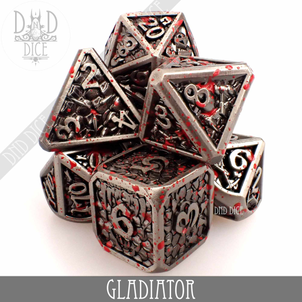 King of Crits Dice: Gladiator (Metal)