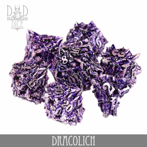 King of Crits Dice: Dracolich - Metal (Gift Box)