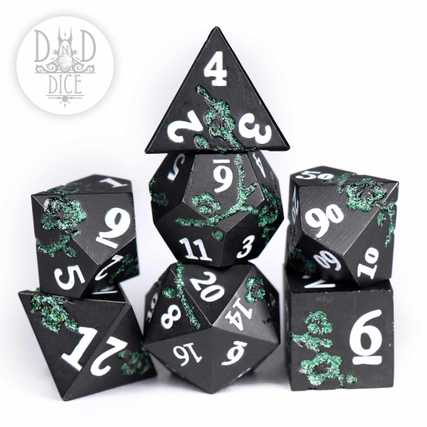 King of Crits Dice: Steel Magnolias Green (Metal)