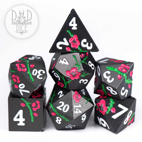 King of Crits Dice: Steel Magnolias Pink (Metal)