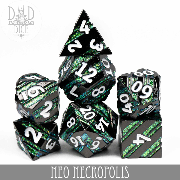 King of Crits Dice: Neo Necropolis (Metal)