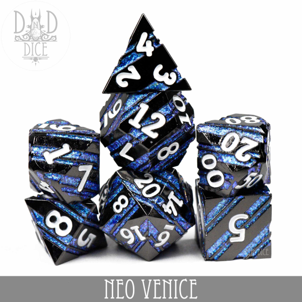King of Crits Dice: Neo Venice (Metal)