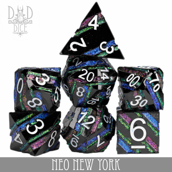 King of Crits Dice: Neo New York (Metal)