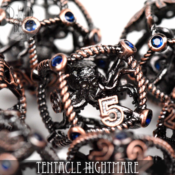 King of Crits Dice: Tentacle Nightmare - Metal (Gift Box)