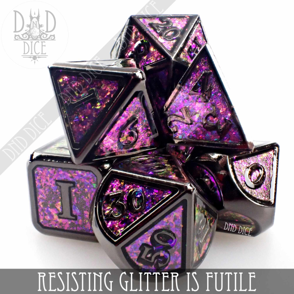 King of Crits Dice: Resisting Glitter is Futile (Metal)