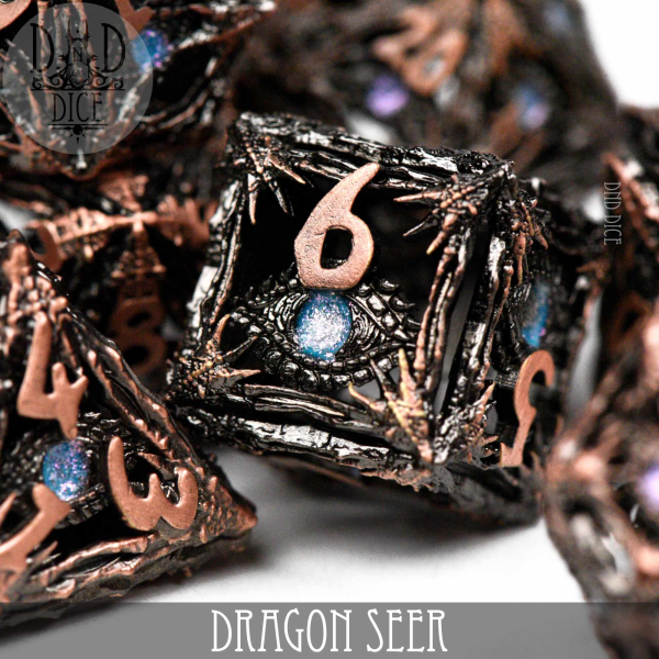 King of Crits Dice: Dragon Seer -  Metal (Gift Box)