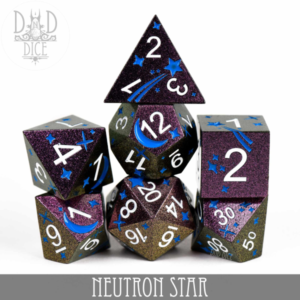 King of Crits Dice: Neutron Star (Metal)