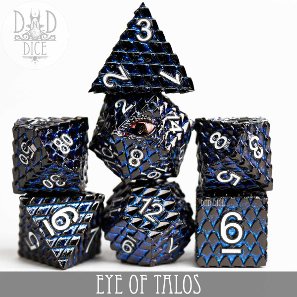 King of Crits Dice: Eye of Talos (Metal)