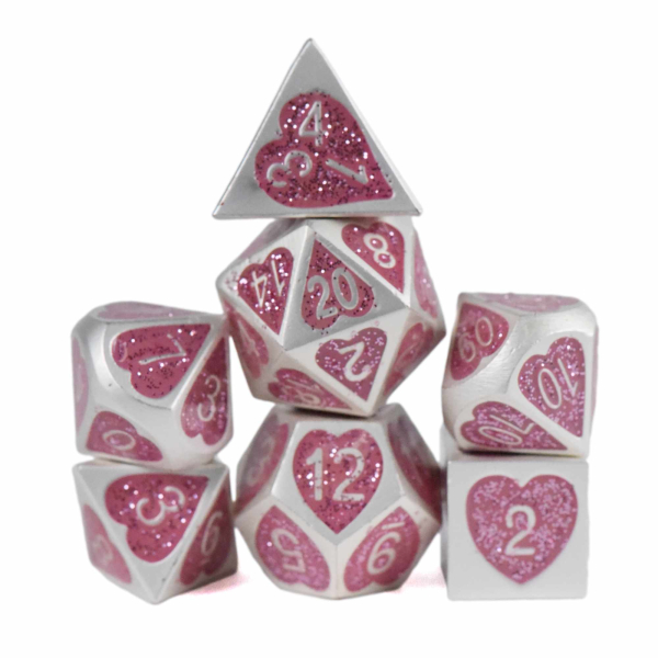 King of Crits Dice: Tender Heart (Metal)