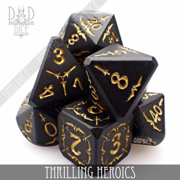 King of Crits Dice: Thrilling Heroics (Metal)