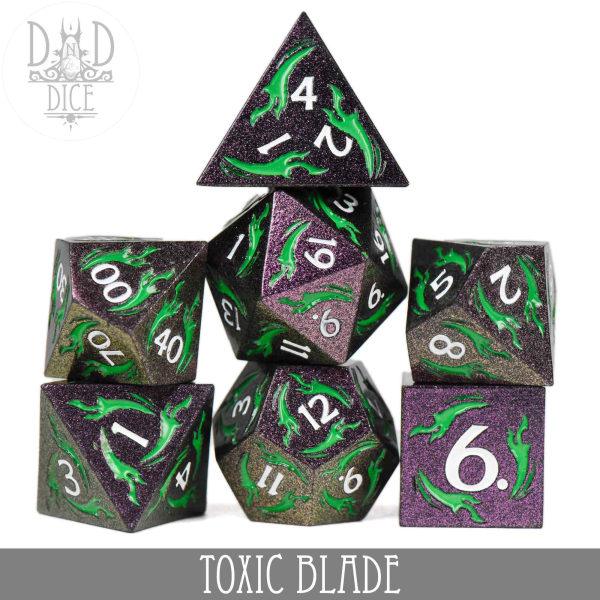 King of Crits Dice: Toxic Blade (Metal)