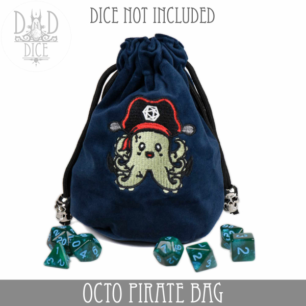 King of Crits Dice: Octo Pirate Bag