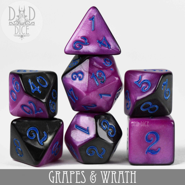 King of Crits Dice: Grapes & Wrath