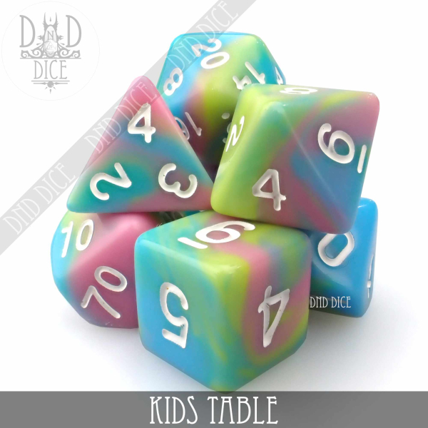 King of Crits Dice: Kids Table