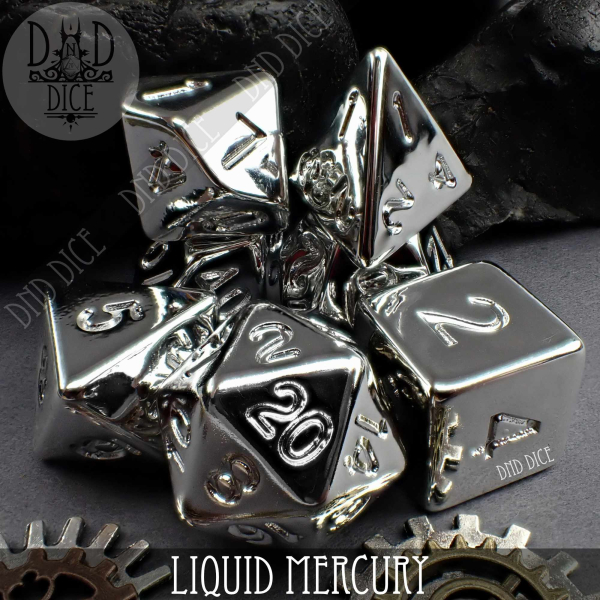 King of Crits Dice: Liquid Mercury