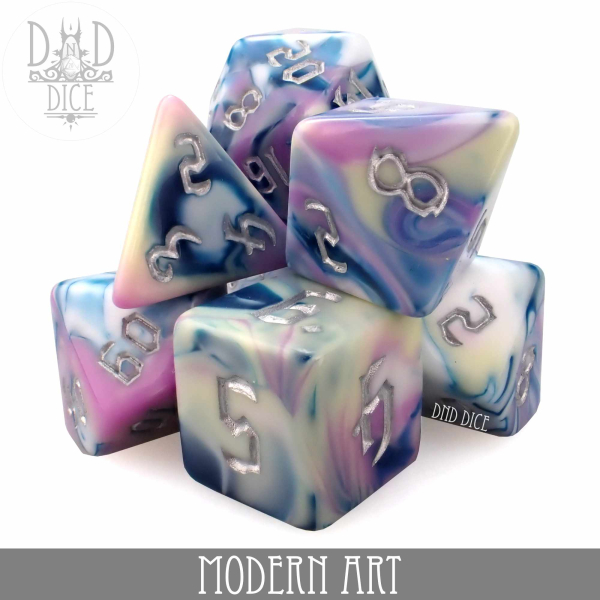 King of Crits Dice: Modern Art