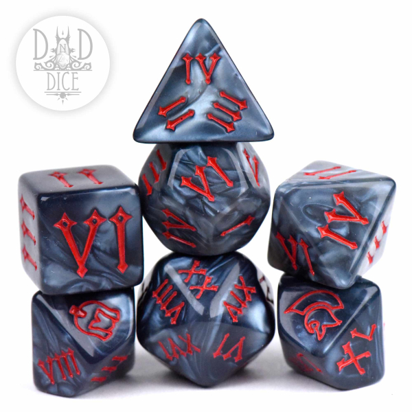 King of Crits Dice: Roman Legion Grey