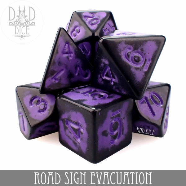 King of Crits Dice: Road Sign Evacuation