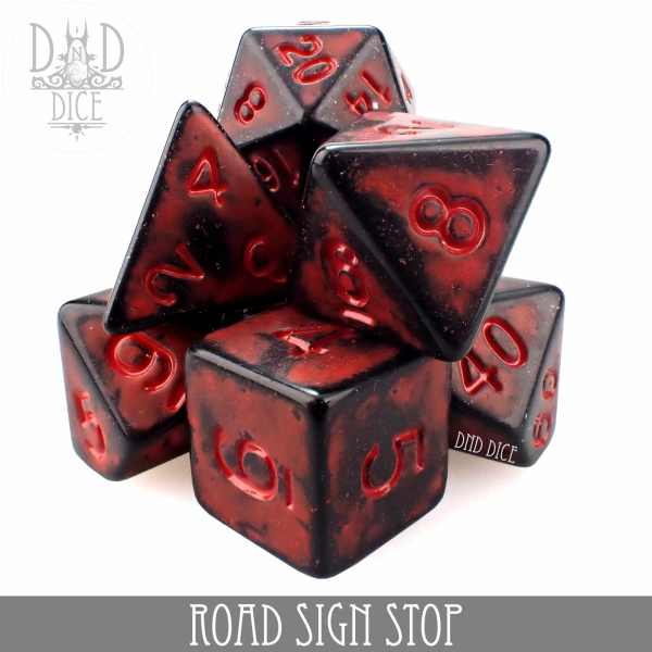 King of Crits Dice: Road Sign Stop