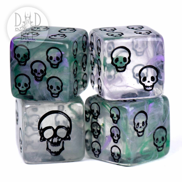 King of Crits Dice: Death's Decay 4D6 Set