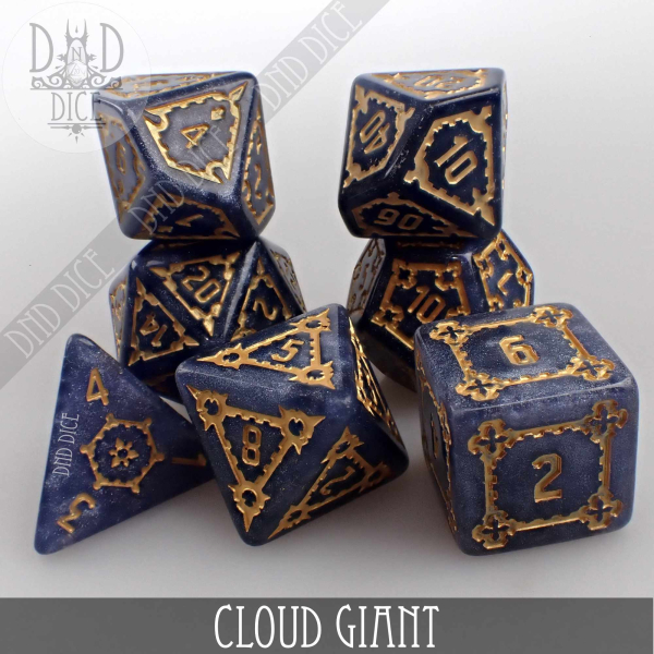 King of Crits Dice: Cloud Giant (Oversize)