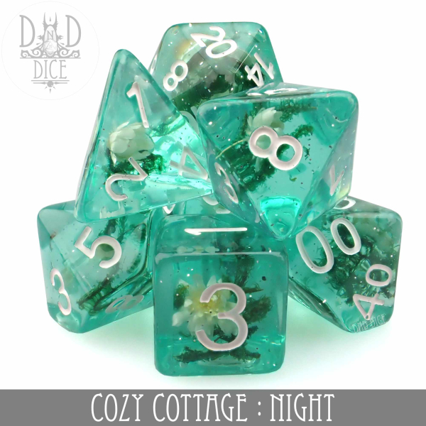 King of Crits Dice: Cozy Cottage Night