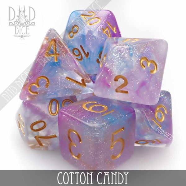 King of Crits Dice: Cotton Candy