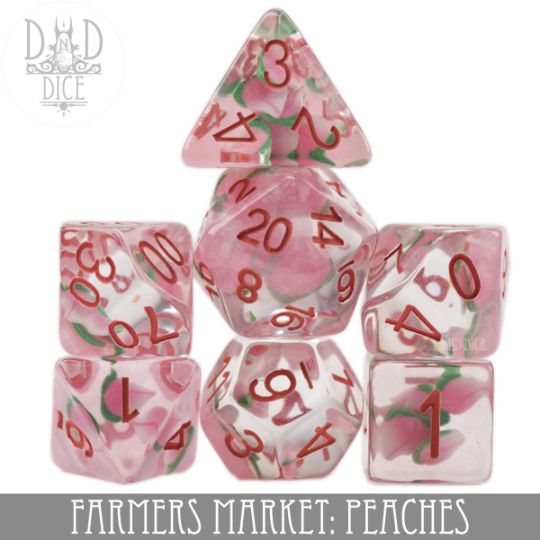 King of Crits Dice: Farmers Market: Peaches