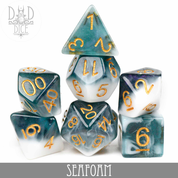 King of Crits Dice: Seafoam