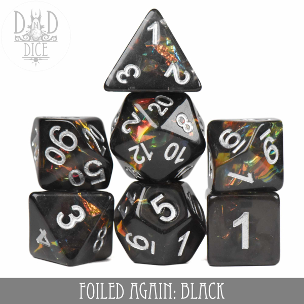 King of Crits Dice: Foiled Again Black