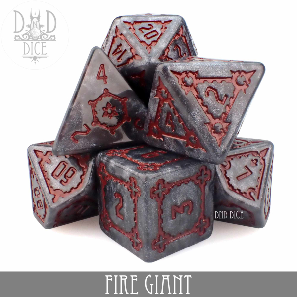King of Crits Dice: Fire Giant (Oversize)