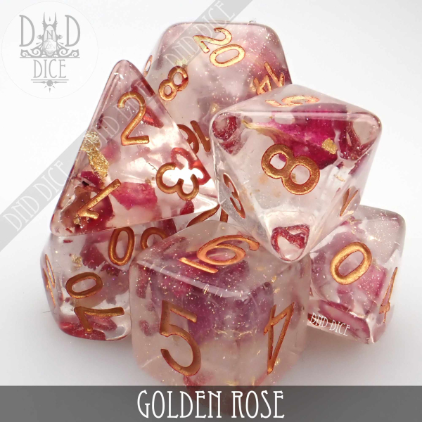 King of Crits Dice: Golden Rose