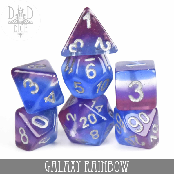 King of Crits Dice: Galaxy Rainbow