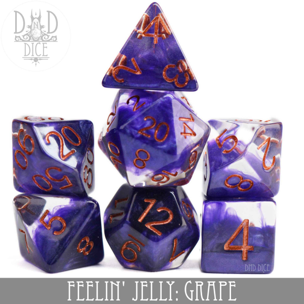 King of Crits Dice: Feelin' Jelly: Grape