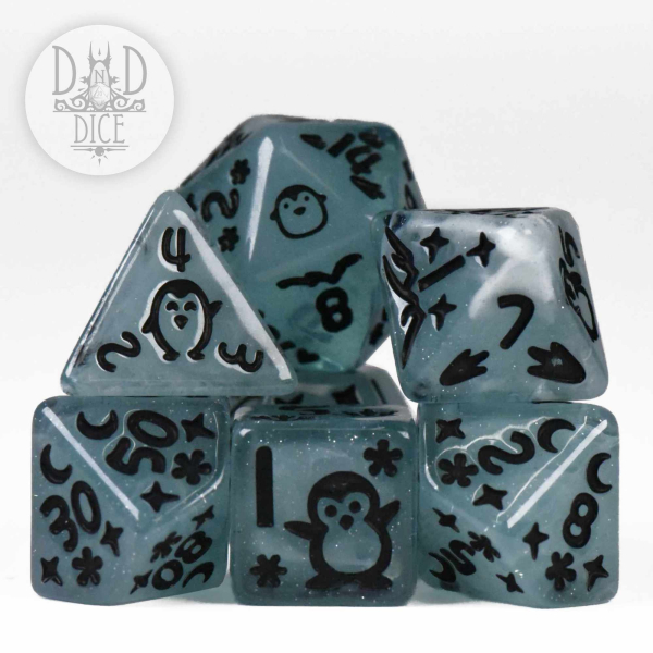 King of Crits Dice: Penguin Pals