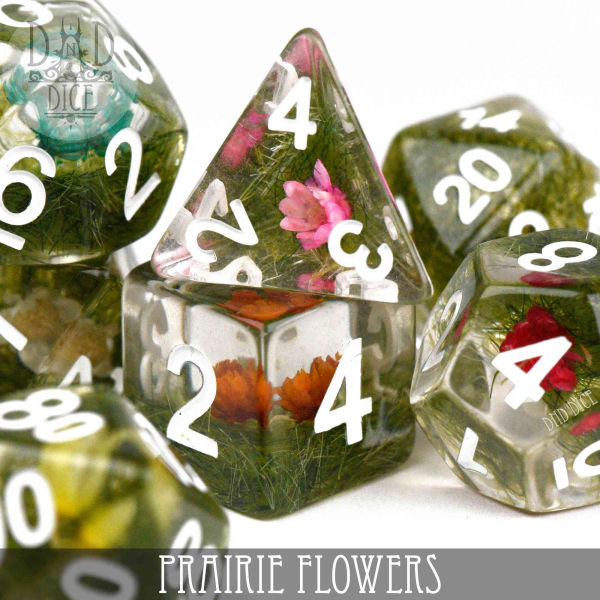 King of Crits Dice: Prairie Flowers