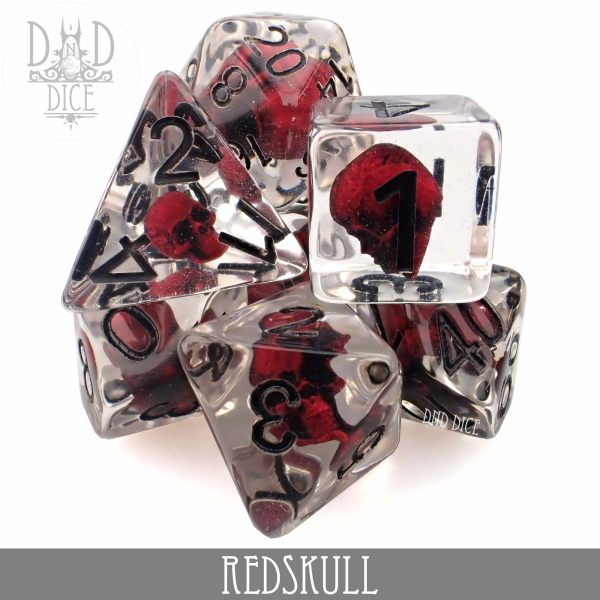 King of Crits Dice: Red Skull