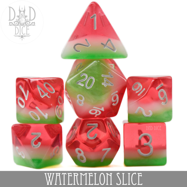 King of Crits Dice: Watermelon Slice
