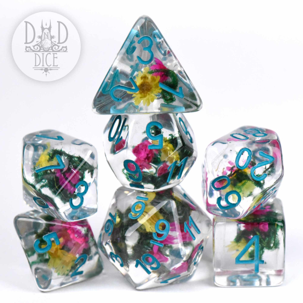 King of Crits Dice: Vintage Bloom