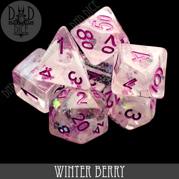 King of Crits Dice: Winter Berry