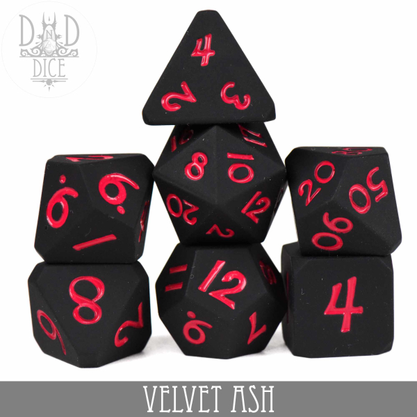 King of Crits Dice: Velvet Ash (Silicone)