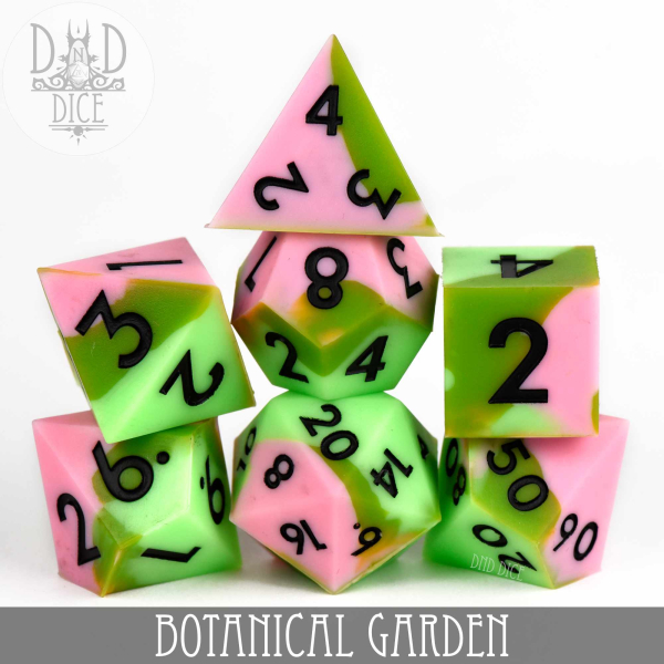 King of Crits Dice: Botanical Garden (Silicone)