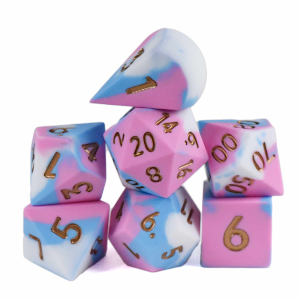 King of Crits Dice: Chonky Bubblegum Oversize (Silicone)