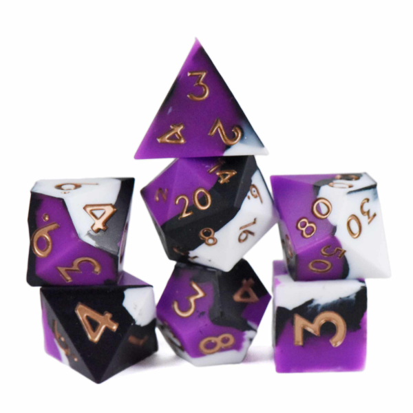 King of Crits Dice: Night Orchid (Silicone)