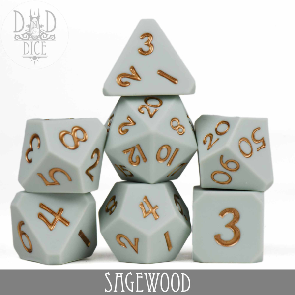King of Crits Dice: Sagewood (Silicone)