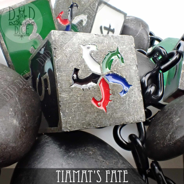 King of Crits Dice: Tiamat's Fate D6 (Metal)
