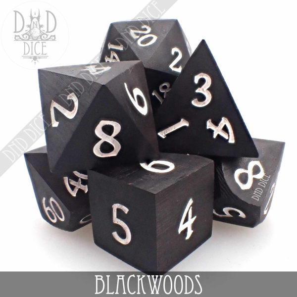 King of Crits Dice: Blackwoods - Wood (Gift Box)
