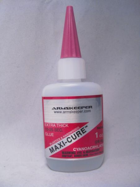 ArmsKeeper Glues: Maxi-Cure Extra Thick (1 oz.)